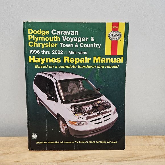 Haynes Other - Repair Manual Haynes 30011 Dodge Caravan 1996 Thru 2002 Plymouth Voyage Chrysler